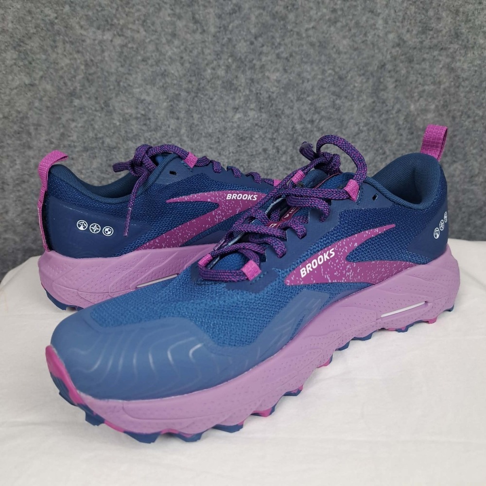 Brooks Cascadia 17 Athletic Running Shoe Womens Size 10 1203921B449 Blue - Picture 5 of 12